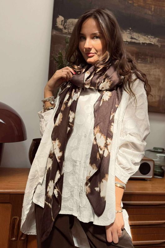 Laundry B Wicklow Scarf Coffee Bean /10 =